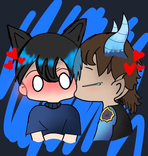 Pierce X Ein Fanart, Peirce X Ein, Ein X Pierce Aphmau Ship, Ein X Pierce Aphmau Fanart, Ein X Pierce, Aaron Fanart, Ein Fanart, Aphmau Aaron, Aphmau Crew