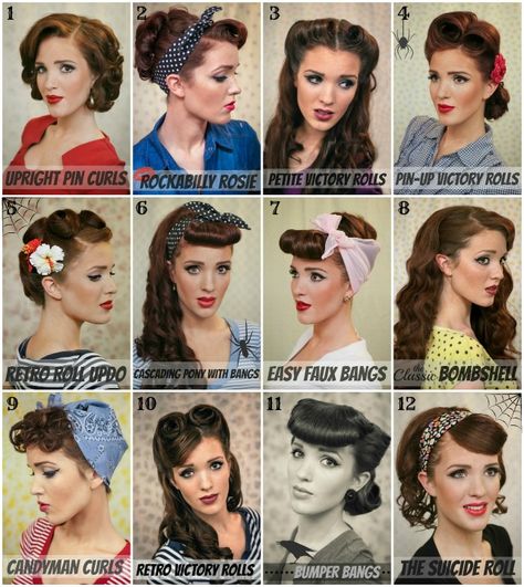 Hey everyone! So if you've been following along with our life at all then you know that little baby girl... Stile Pin Up, Cabelo Pin Up, Modern Pin Up Style, Retro Hairstyles Tutorial, Halloween Hairstyles, 50s Hairstyles, Makeup Tip, Rockabilly Hair, Pin Up Hair