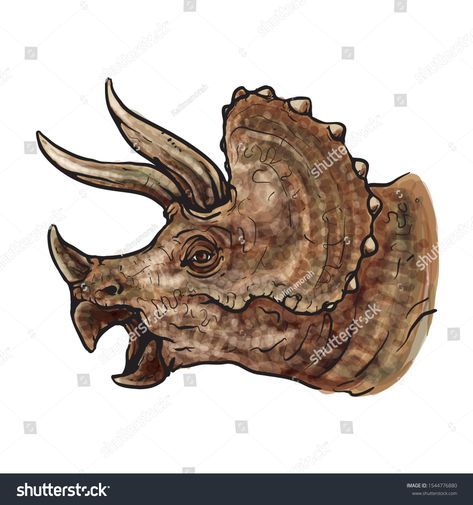 Drawing of a Triceratops head. Vector animal illustration #Ad , #spon, #head#Triceratops#Drawing#illustration Triceratops Head Drawing, Triceratops Drawing, Triceratops Head, Architectural Logo, Animal Illustration, Logo Graphic, Moose Art, Stock Vector, Royalty Free Stock Photos