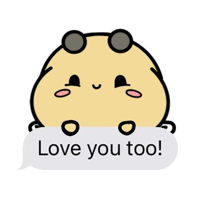 I Love You Hearts Sticker By Aminal Sticker for iOS & Android | GIPHY Sassy Animals, Imessage Sticker, Free Gif, Giphy Gif, I Love You Too, Love You Too, Cute Animal Videos, Heart Stickers, Too Much