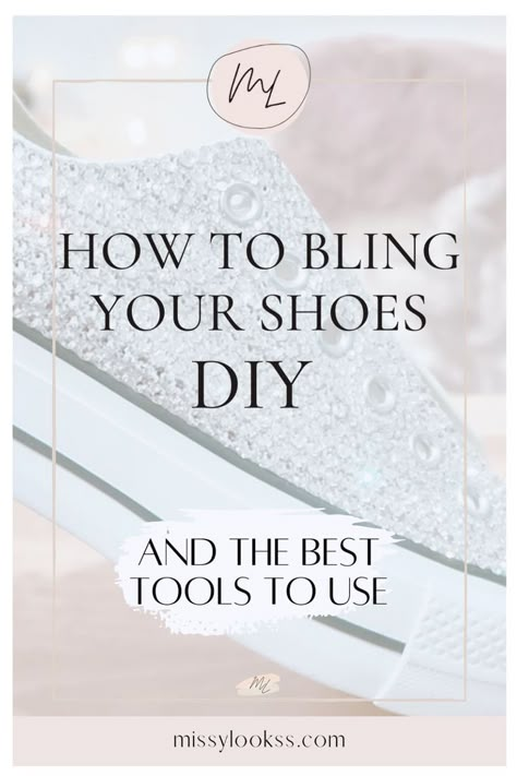 bling up shoes diy Diy Swarovski Crystals Projects, Bling Crafts Ideas Diy Projects, Converse Tutorial, Bedazzled Sneakers, Bedazzling Ideas, Bedazzled Converse, Diy Converse, Diy Wedding Shoes, Rhinestone Converse