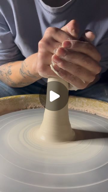 Just Noah on Instagram: "Thought I would try making a little tutorial help with Centering clay. It can be a tricky thing to learn, let me know if it helped at all or if you have any questions on it.   #ceramics #throwing #centeringclay #potterytutorial" Throwing Pottery Videos, Ceramics Throwing, Clay Throwing, Learn Pottery, Thing To Learn, Throwing Clay, Pottery Videos, Clay Pottery, Ceramic Pottery