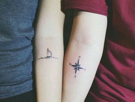 Married Couple Tattoos, Pair Tattoos, Tattoo Band, Best Couple Tattoos, Tatuagem Masculina Pequena, Forever Tattoo, Matching Best Friend Tattoos, Cute Couple Tattoos, Couples Tattoo Designs