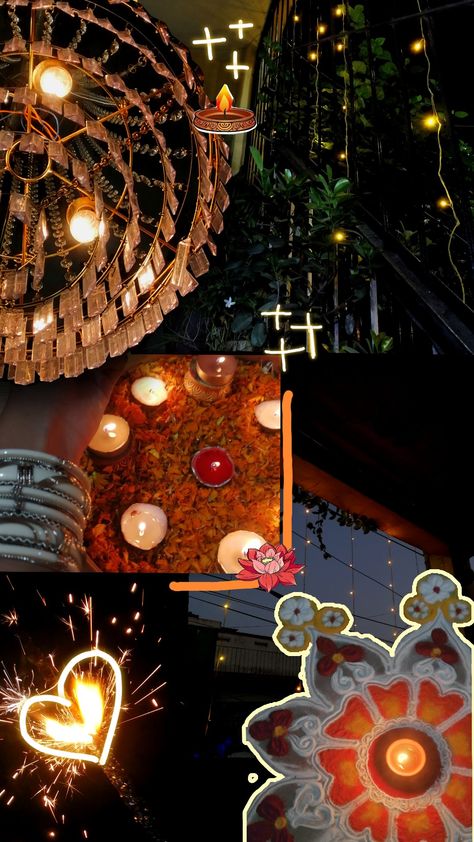 Diwali Collage, Diwali Decorations, Aesthetic Collage, Diwali, Collage, Pins