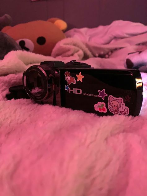 Cam Recorder Aesthetic, Pink Camcorder, Camcorder Aesthetic Video, Y2k Camcorder, Cam Corder Aesthetic, Cam Corder, Camcorder Aesthetic, 2011 Aesthetic, Cute Kawaii Stickers