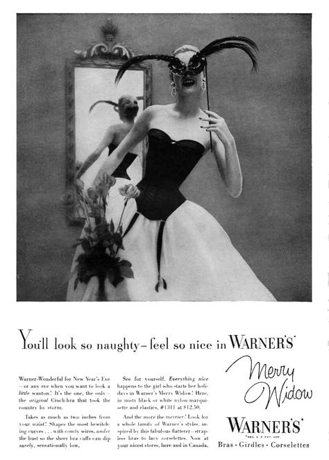 Masked Woman, Girls Corset, Merry Widow, Corset Lingerie, Print Magazine, Print Ad, Vintage Magazine, Vintage Lingerie, Print Ads