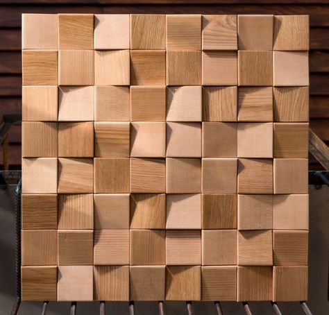 Mosaic Panels, Interior Design Wood, Panel Walls, Wood Floor Pattern, Wood Wall Panels, Gym Wall, Wood Interior Design, Acoustic Panel, Wooden Wall Panels