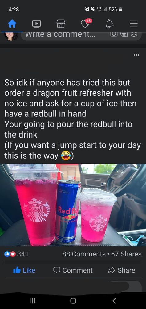 Red Bull Recipes Non Alcoholic, Red Bull Mixed Drinks Non Alcoholic, Red Bull Refresher, Drinks With Red Bull, Red Bull Refresher Recipe, Redbull Drink Recipes Non Alcoholic, Red Bull Smoothie Recipe, Red Bull Recipes, Red Bull Drinks Recipes