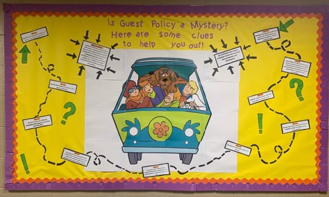 Scooby Doo Bulletin Board Ideas, Scooby Doo Ra Bulletin Board, Scooby Doo Ra Theme, Scooby Doo Door Decs, Hall Themes Resident Assistant, Scooby Doo Bulletin Board, Scooby Doo Classroom Theme, November Bulletin Board, Resident Assistant Door Decs