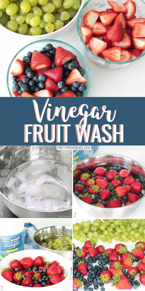 Berry Cleaning, How To Wash Strawberries, Fruit Cleaner, Cleaning Fruit, Clean Fruit, Fruit Veggie Wash, Fruit Wash, Washing Fruit, Food Organization