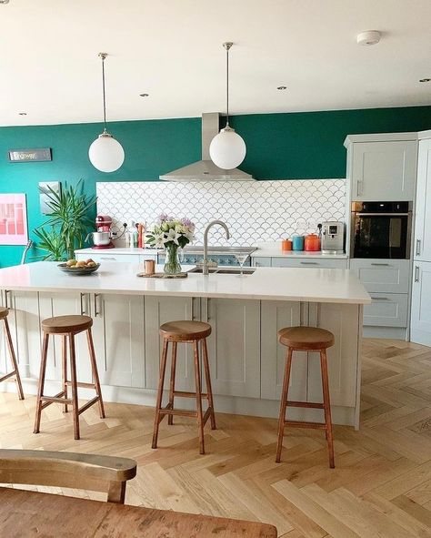 Wren Kitchens (@wrenkitchens) posted on Instagram • Jan 9, 2022 at 9:00am UTC Wren Kitchens, Traditional Style Kitchen, Moroccan Style Interior, Wren Kitchen, Moroccan Lanterns, Greater London, Interior Design Portfolio, Sea View, Moroccan Style