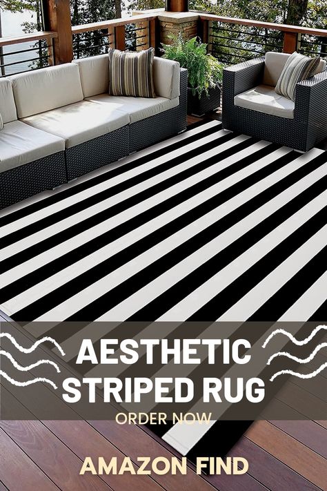 Ckorzen CCkorzen Cotton Black and White Striped Rug 8x10 Reversible Hand-Woven Washable Retro Lattice Striped Outdoor Rugs Black and White Area Rug for Kitchen, Dining Room, Bedroom, Living Roomotton Black and White Striped Rug 8x10 Reversible Hand-Woven Washable Retro Lattice Striped Outdoor Rugs Black and White Area Rug for Kitchen, Dining Room, Bedroom, Living Room Black And White Outdoor Rug Patio, Striped Rug Living Room, Stripe Rug Living Room, Black And White Striped Rug, Rugs Black And White, Black And White Area Rug, Deck Rug, Rug For Kitchen, Outdoor Rugs Patio