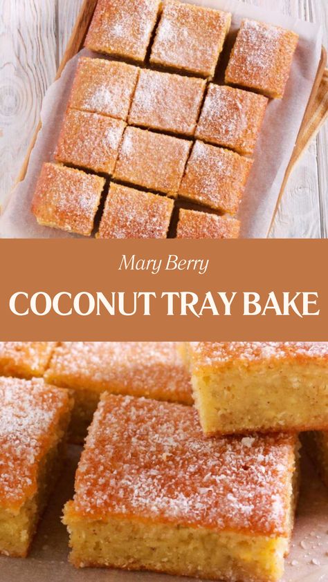 Mary Berry Coconut Tray Bake