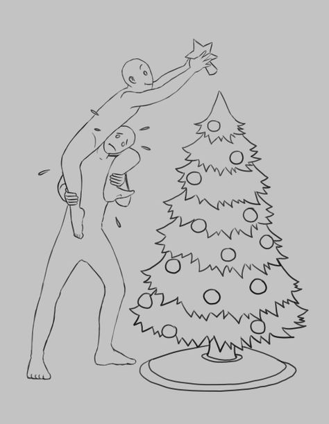 Christmas Drawing Base Group, Oc Christmas Drawing, Christmas Drawing Reference Poses, Christmas Poses Drawing Reference, Christmas Oc Drawing, Christmas Drawing References, Christmas Base Drawing, Christmas Reference Drawing, Christmas Drawing Base