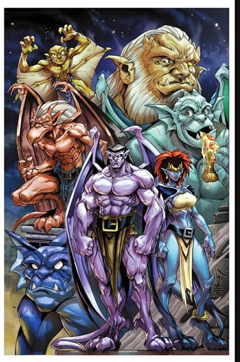 Gargoyles Characters, Gargoyles Cartoon, 80s Cartoon Shows, Gargoyles Art, Gargoyles Disney, Cartoons 80s 90s, Cartoon Character Tattoos, Classic Cartoon Characters, 90s Cartoon