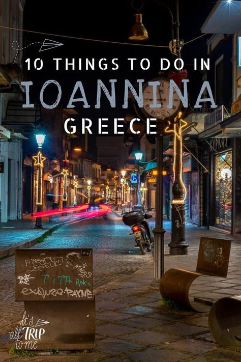 The beautiful city of Ioannina in Northern Greece is the perfect destination to visit in winter. Travel to Ioannina to explore the charming island that adorns the lake as well as the picturesque castle right in the city centre. Check out our  guide and discover the best things to do in Ioannina Greece now! #ioannina #wintertravel #winterdestinations #visitgreece Greece In Winter, Ioannina Greece, Greece Itinerary, Winter Travel Destinations, Top Places To Travel, Winter Destinations, Holiday Places, Places In Europe, Visiting Greece