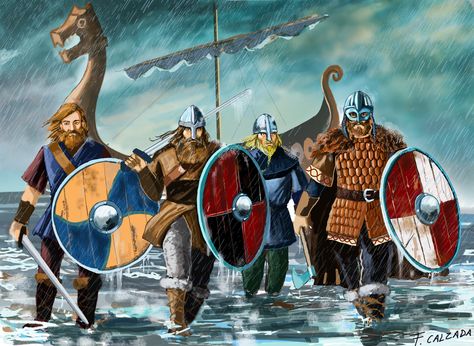 Historical Viking Art, Vikings History, Real Vikings, Art Viking, Historical Warriors, Viking Culture, Viking History, Norse Vikings, Viking Art