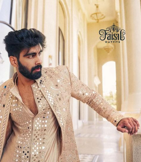 Wedding Special Trending Designer Luxury Mirror Work Embroidery Suit 🔥💥 👉 PLEASE FOLLOW @faisaloutfits FAISAL OUTFITS IS FEATURING PLATFORM FOR MEN'S FASHION | COUTURE | STYLE | LIFESTYLE ___________________________________________________ 👉 MADE TO MEASURE AVAILABLE 🔥 TAKE A SCREENSHOT AND SEND ME ON WHATSAPP FOR ORDER 👇👇👇 🌟 BOOK YOUR ORDER ON WHATSAPP 👉+91 9027731632 🌟 ALSO DM US TO ORDER ⬇️ 👉 @faisal_kurta_design44 ___________________________________________________ 🌟 GET YOUR DR... Open Jodhpuri, Indo Western Dress For Men, Mirror Work Kurta, Mirror Work Embroidery, Indian Wedding Clothes For Men, Indian Groom Wear, Embroidery Suit, Luxury Mirror, Designer Kurta