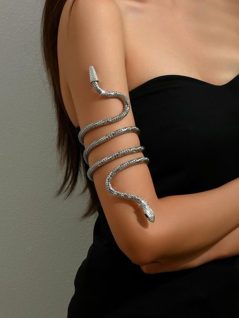 Slytherin Jewelry, Arm Cuff Jewelry, Bracelet Arm, Arm Bracelet, Dope Jewelry Accessories, Arm Jewelry, Arm Bracelets, Snake Jewelry, Cuff Jewelry