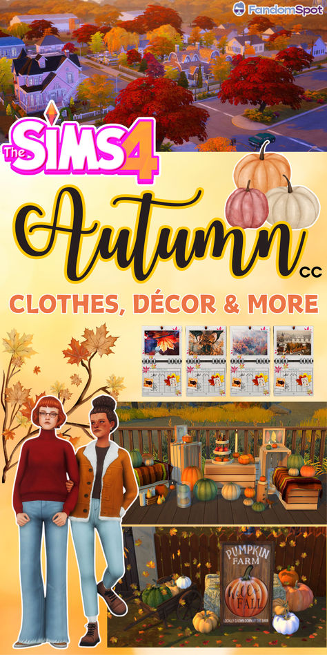 Sims 4 Cc Pumpkin Patch, Sims 4 Cc Furniture Autumn, Sims 4 Autumn Decor, Sims 4 Fall Cc Maxis Match, Sims 4 Cc Fall Decor Patreon, Sims Fall Cc, Sims 4 Cc Autumn Clothes, Sims 4 Thanksgiving Cc, Sims 4 Fall Decor