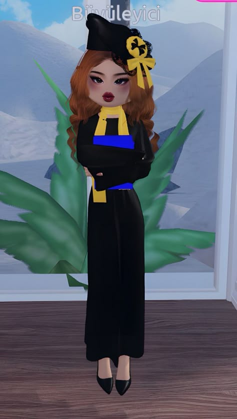 Graduation Colors Theme, Dress To Impress Roblox Graduation, Graduation Dress To Impress Roblox Game, Graduation Dress To Impress Outfit, Dti Theme Graduation, Dti Graduation Idea, Graduation Outfit Dress To Impress, Dress To Impress Graduation Theme, Graduation Dti Outfit