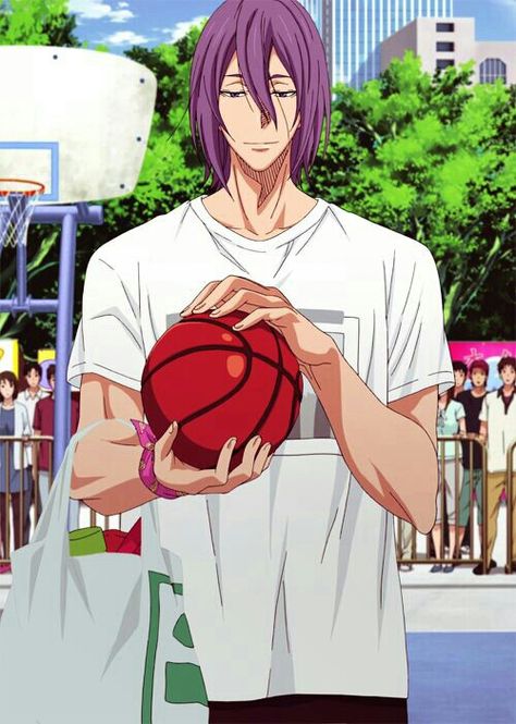 Murasakibara Atsushi - Kuroko no Basuke Anime Atsushi Murasakibara, Murasakibara Atsushi, No Basket, Kuroko No Basket, Purple Hair, The Story, Basketball, Purple, Hair