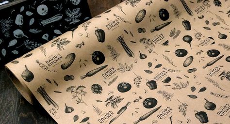 Kraft Wrapping Paper, Food Wrapping Paper, Pizza Branding, Bread Packaging, Meat Shop, The Ascent, Kraft Paper Wrapping, Paper Stand, Wrapping Paper Design