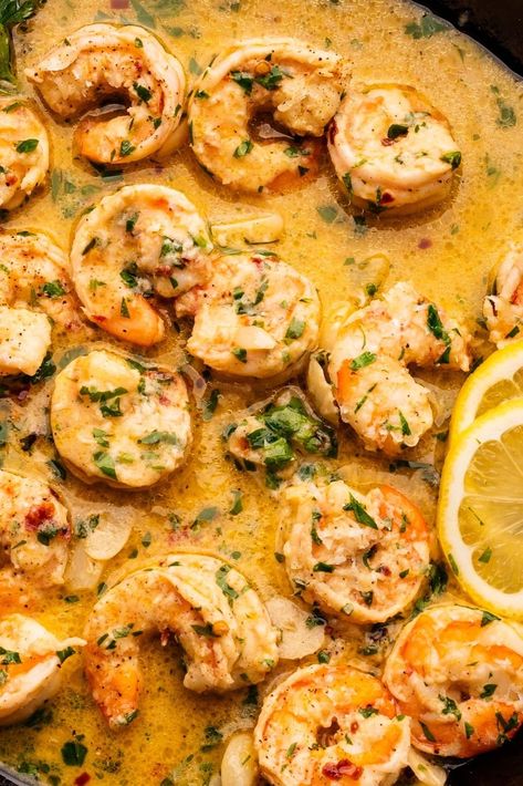 Shrimp Scampi (Served with Pasta) – A Simple Palate Shrimp Scampi Pasta Recipes, 15 Min Meals, Garlic Shrimp Scampi, Scampi Sauce, Shrimp Scampi Pasta, Scampi Pasta, Lemon Garlic Sauce, Dinner Party Dishes, Shrimp Scampi Recipe