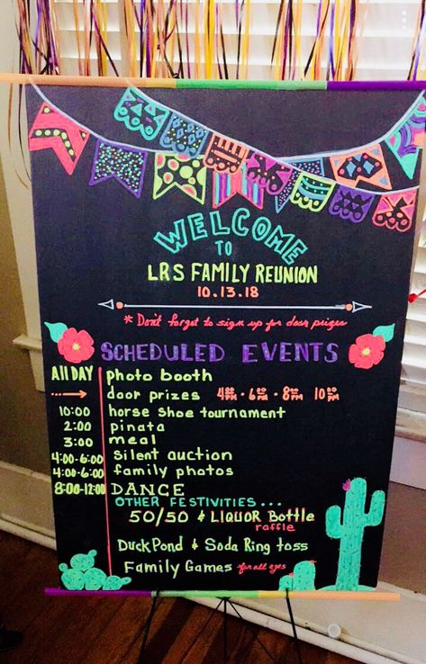 Family Reunion Schedule, Family Reunion Ideas Organizing, Family Reunion Signs, Family Reunion Banners, Family Reunion Themes, Family Reunion Food, Family Reunion Decorations, Family Reunion Activities, Family Reunion Favors