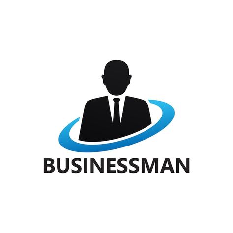 Vector businessman logo template design | Premium Vector #Freepik #vector #teamwork #hand-shake-logo #leader-logo #people-management Shake Logo, Leader Logo, Entrepreneur Logo, People Management, Management Logo, Hand Shake, Boss Logo, Accounting And Finance, Man Logo