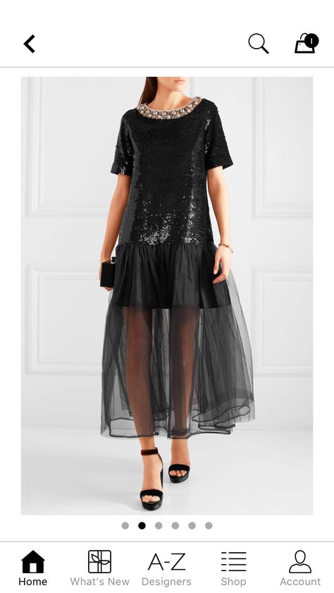 Ashish https://www.net-a-porter.com/product/802745 Womens Tulle Skirt, Full Tulle Skirt, Tulle Midi Dress, Shiny Fabric, Tulle Gown, Cotton Midi Dress, Black Wedding Dresses, Color Fabric, Fancy Dresses