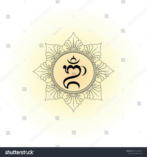 Om Tattoo, Symbol Tattoos, Sacred Symbols, Balinese, Concept Store, Stock Vector, Bali, Tattoo Designs, Collage