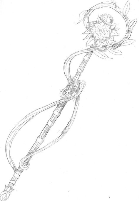 Mage staff Staffs Drawing, Mage Staff Design, Magic Staff Ideas, Staff Drawing, Sorcerer Wand, Mage Staff, Staff Ideas, Staff Magic, Magic Staff