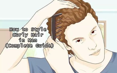 How to Style Curly Hair in Men Curly Hair For Men, Best Curly Haircuts, Getting A Haircut, Style Curly Hair, Men's Curly Hairstyles, Hair For Men, New Hairstyles, Fresh Haircut, Boys With Curly Hair