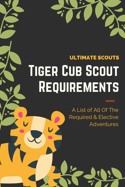 What Are The Cub Scouts Tiger Requirements? – Ultimate Scouts Tiger Cub Scouts Activities, Arrow Of Light Award, Boy Scout Activities, Beaver Scouts, Cub Scouts Wolf, Tiger Scouts, Cub Scouts Tiger, Cub Scout Crafts, Science Demonstrations