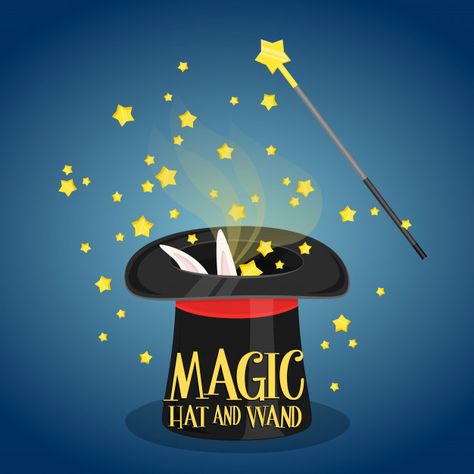 Magic Sparkles Drawing, Magic Show Poster, Chalk Photography, Magic Decorations, Grand Opening Banner, Fair Poster, Light Cartoon, Castle Vector, Halloween Party Poster