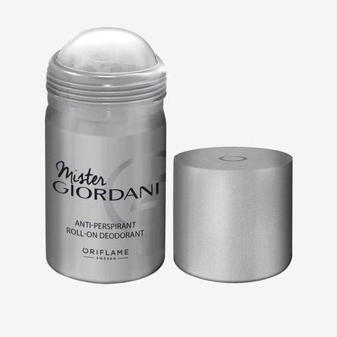 Stay fresh and elegantly confident all day with this anti-perspirant roll-on deodorant with the irresistible and youthful scent of Mister Giordani. Stay refreshed Spontaneous and sensual scent of Mister Giordani Fragrance built around the distinctive notes of Vetiver Top . #oriflame #deodorant #men #fragrance Men Fragrance, Anti Perspirant, Stay Fresh, Roll On, Mens Fragrance, Body Spray, Home Fragrance, Deodorant, Projects To Try