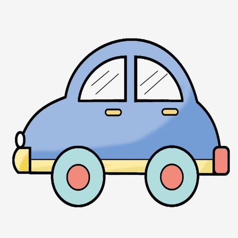 Mobil Cartoon, Toy Car Illustration, Motor Png, Car Cartoon Cute, Airplane Coloring Pages, Baby Car Toy, Playground Toys, Farm Coloring Pages, Car Clipart