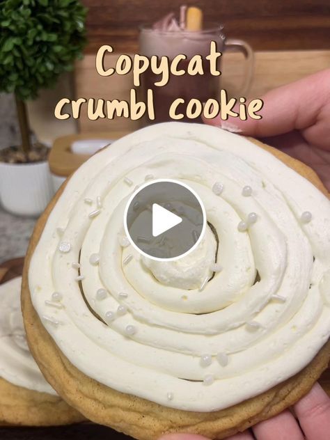 Lemon8 · Copycat crumbl cookie recipe  · @Jazzy Crumbl Cookie Copycat Lemon, Crumbl Cookie Copycat, Copycat Crumbl Cookie, Crumbl Cookie Recipe, Cookie Recipe Video, Lemon Cupcakes, Lemon Pie, Lemon Cookies, Girl Scout Cookies