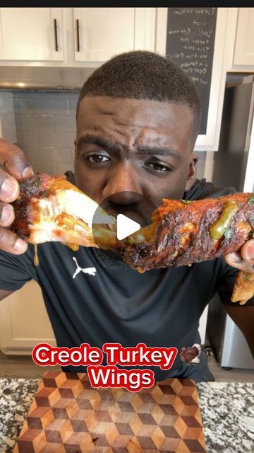 Chef Brad on Instagram: "Creole Turkey 🦃 Wings 👨🏿‍🍳🫣  #linkinbio “For the Foodies” E-Book  #turkeywings #sundaydinner #explorepage #souledoutchef   Would You Try This Recipe ?" Braised Turkey Leg Recipes, Turkey Wings Recipe Soul Food Crock Pot, Turkey Wing Brine, Turkey Wings And Legs Recipes, Brine Turkey Wings, Creole Turkey Recipe, Bbq Turkey Wings, African American Thanksgiving Dinner, Baked Turkey Wings Recipe Soul Food