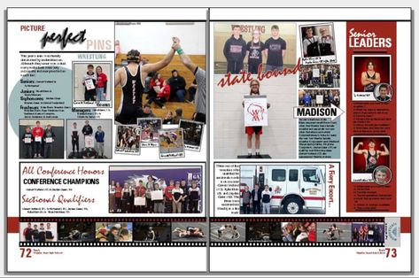 This was a DPS in the 2023 “The Ski” Yearbook, out of Westby, WI. Their theme was “Capture the Memories”. Wrestling Yearbook Spread, Highschool Yearbook Ideas, Highschool Yearbook, Yearbook Club, Photo Yearbook, Yearbook Spreads, Yearbook Pages, Yearbook Themes, Yearbook Ideas