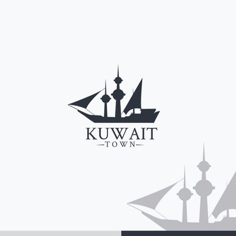 Kuwait Logo Design, Kuwait National Day Design, Kuwait Logo, Kuwait History, Diy Button Crafts, Kuwait National Day, Doctor Logos, Flower Background Iphone, Kuwait City