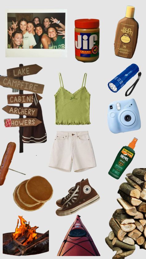 Summer camp aesthetic #summercamp #summer #summer2024 Summer Camp Costume, Camp Themed Party, Camp Costume, Camp Plans, Camping Inspo, Summer Camp Aesthetic, Camp Aesthetic, Camping Theme Party, Camping Aesthetic