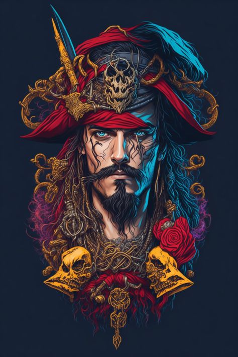 Pirate Art •||• #history #ancient #art #pirate #pirates #caribbean #jacksparrow #johnny #depp #davy #jones #blackbeard #vintage #wondersphere Davy Jones Wallpaper, Davy Jones Art, Pirates Wallpaper, Pirate Wallpaper, Pirates Art, Pirate Skull Tattoos, Jack Sparrow Wallpaper, Pirates Of Caribbean, Pirate Images