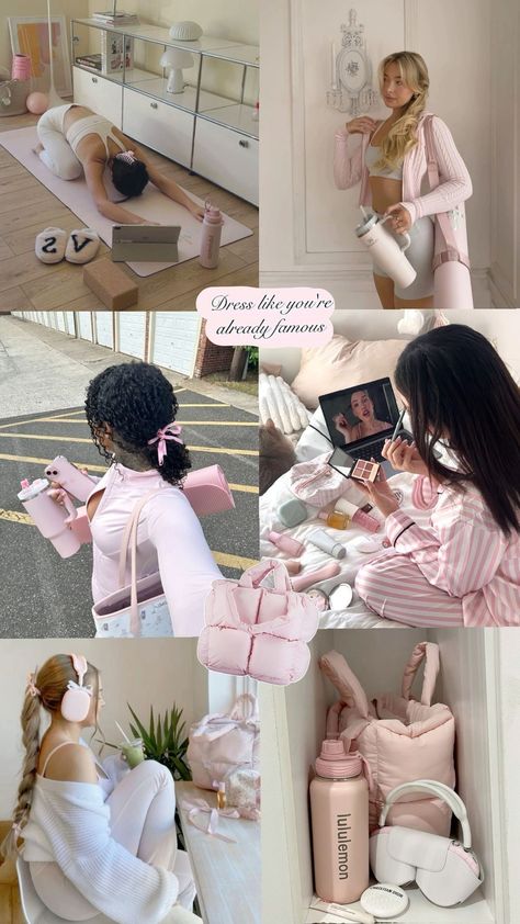 Pink Pilates Princess 🩷 Pink Pilates Princess Perfume, Pink Pilates Princess Aesthetic Outfit, Pilates Princess Body Type, Pink Pilates Princess Black, Pilate Princess Aesthetic, Pilates Princess Wallpaper, Black Pilates Princess, Pink Girly Things Princesses, Wellness Girlie