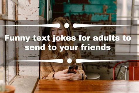 Are you ooking for funny text jokes for adults to share with your friends? Read on and learn some of the best hilarious texts to put a smile on your loved ones. Funny Text Jokes, Quotes About Grandchildren, Funniest Short Jokes, Hilarious Texts, Running Jokes, Funny Texts Jokes, Short Words, Text Jokes, Friends Laughing