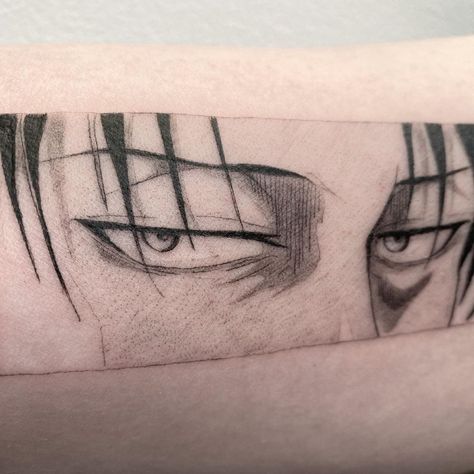 Levi Tattoo, Attack On Titan Tattoo, Tattoo Mini, Font Tattoo, Tattoo Aesthetic, Anime Tattoo, Creativity Art, Japanese Tattoo Art, Aesthetic Japan