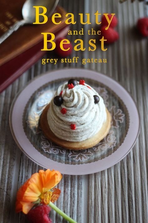 Feast Of Starlight, White Chocolate Oreos, Disney Inspired Food, Disney Dishes, Disney Dinner, Grey Stuff, Disney Beauty And The Beast, Inspired Recipes, Food Themes