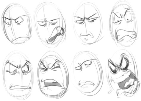 Drawing Face Expressions Cartoon, Exadurated Facial Expressions, Excited Expression Drawing Reference, Dynamic Expressions Reference, Shock Expression Drawing, Cartoon Expression Reference, How To Draw A Smirk, Crazy Smile Drawing Reference, Angry Facial Expressions Drawing