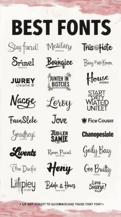 Uncover the elegance of serif fonts and elevate your design projects with timeless sophistication. ✨ #SerifFonts Fonts Masculine, Alphabet Fonts Calligraphy, Canvas Fonts, Lettering Fonts Alphabet, Fonts And Calligraphy, Designer Fonts, Fonts Canva, Computer Font, Paint Font